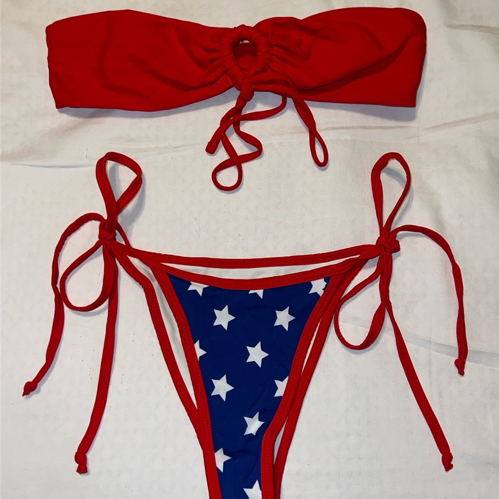 Red White and Blue Bikini